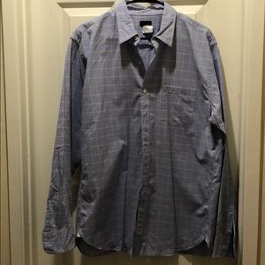 J. Crew, men’s dress shirt. Dry cleaned.